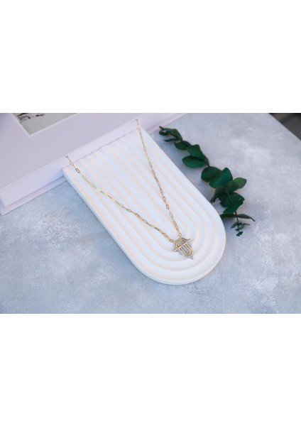 60CM (Serenay) Çelik Kolye (Gold) 0106209