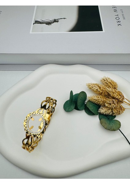 2046 Çeyrek Altın Takmalı Kelepçe (Gold) fiyatları