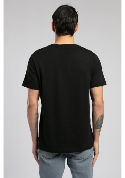 Desav Erkek O Yaka T-Shirt Siyah modelleri