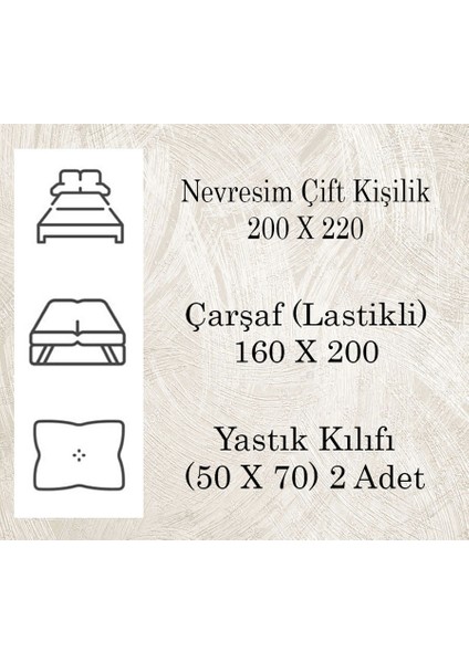 Çift Kişilik Nevresim Takımı (Lastikli Çarşaflı) fiyatları