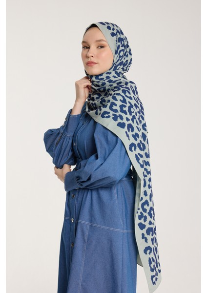 Pure Tone Şal - Leopar Desen - Çağla - Laci modelleri