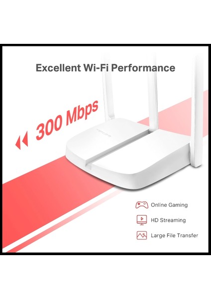 MW306R 4 Port, 300MBPS, 2,4ghz Wifi, Masaüstü, Megabit, Multi-Mode, Router