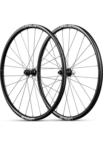 Ursus Orıon Jant Seti Alüminyum Disk Tubeless Sokma Mil 12MM Ön+Arka Set Yol/Gravel 28 Jant