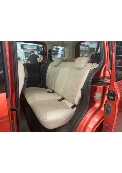 Ford Courier Araca Özel Oto Koltuk Kılıfı - Keten ve Deri modelleri