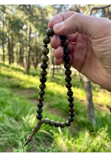 12 mm 33 Taneli Iri Pelesenk Tesbih ( Çekildikçe Koku Verir)