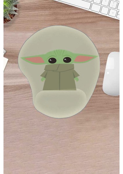 , Star Wars, Baskılı, Konforlu, Bilek Destekli Mouse Pad, Bilgisayar Aksesuarı