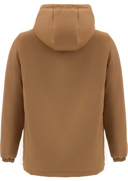 Erkek Siyah Kürklü Su ve Rüzgar Geçirmez Kapüşonlu Kışlık Mont & Kaban & Parka FMM-100 indirimleri