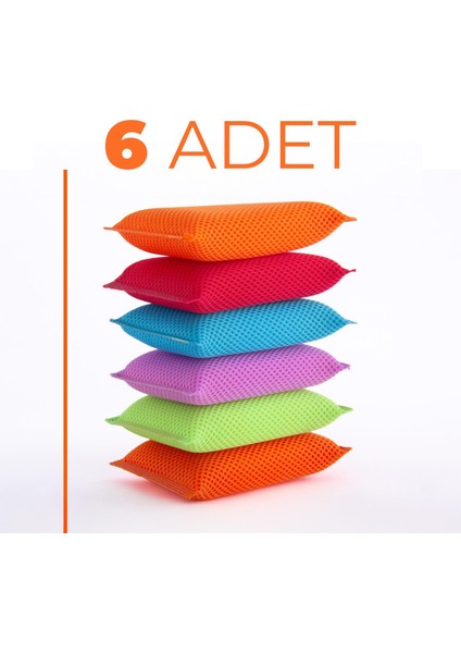 Petek Dokulu Sihirli Pratik Sünger 14x8 - 6 Adet