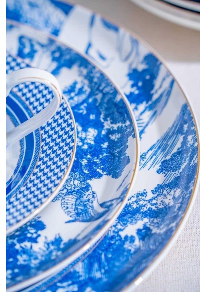 Destinee 6 Kişilik 19 Parça Porselen Pasta-Ikram Seti NCY-07080 fırsatları