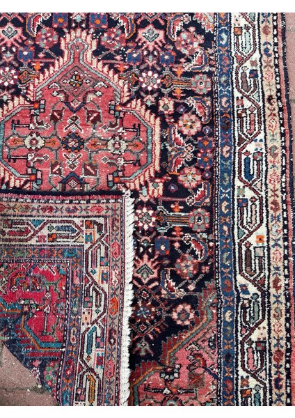 110 x 158 cm Küçük Boy Iran Halısı Ender Desenli El Dokuma Yün Dekoratif Antik Halı modelleri
