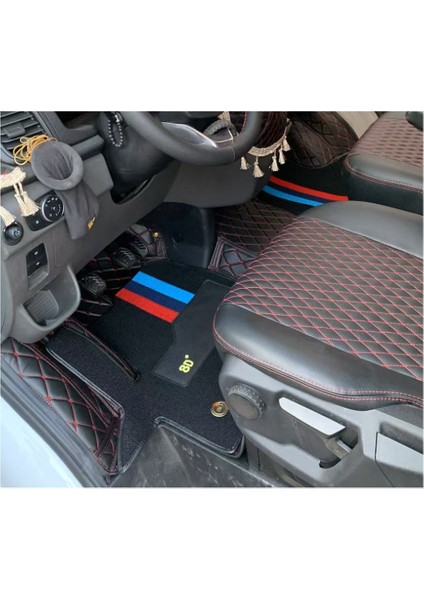 Ford Transit Aracına Özel 8d Çift Katmanlı Havuzlu Paspas Takımı modelleri