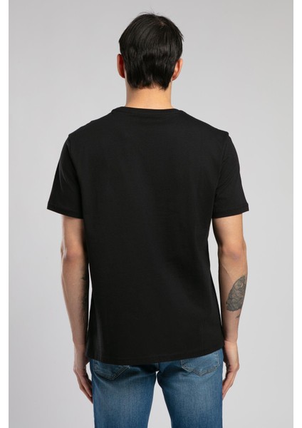 Mattias Erkek O Yaka T-Shirt Siyah modelleri
