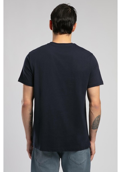 Baselo Erkek O Yaka T-Shirt Lacivert modelleri