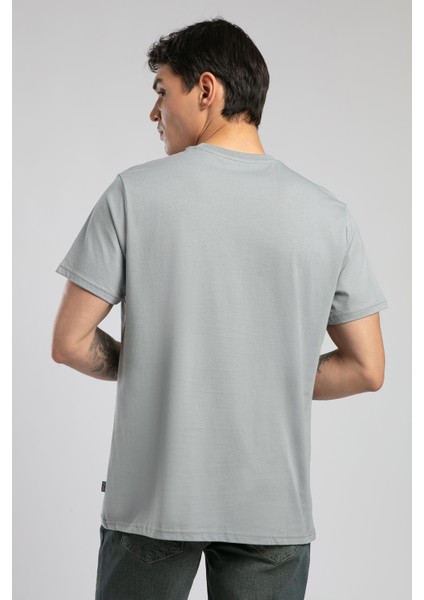 Baselo Erkek O Yaka T-Shirt Gri modelleri