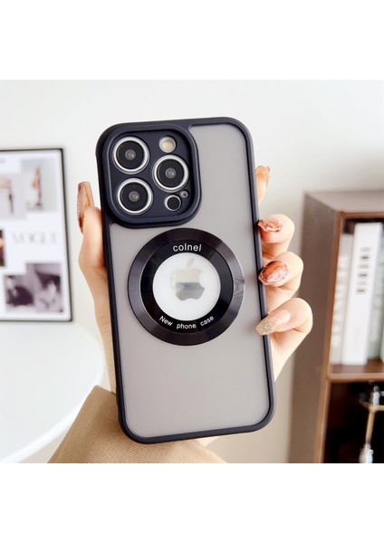 iPhone 15 Pro Yüzük Logosunu Görüntüle Tpu + Magsafe ile Uyumlu Pc Telefon Kılıfı (Yurt Dışından)