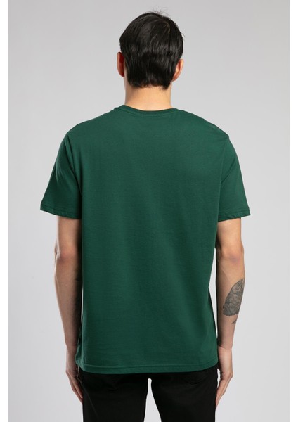 Baselo Erkek O Yaka T-Shirt Zümrüt fırsatları