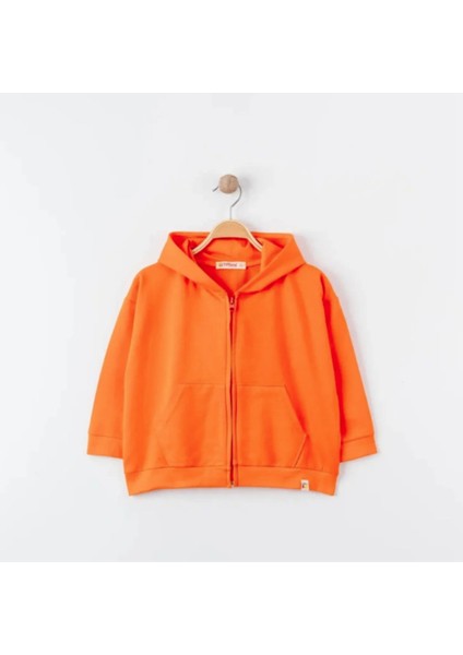 Tiffany Sweatshirt Kapüşonlu Oversize Theme Turuncu