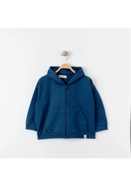 Tiffany Sweatshirt Kapüşonlu Oversize Theme Lacivert