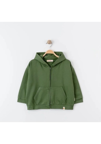 Tiffany Sweatshirt Kapüşonlu Oversize Theme Haki