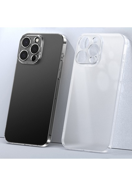 iPhone 15 Pro Şeffaf Mat Sert Pc Cep Telefonu Kapağı (Yurt Dışından)