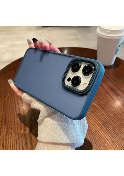 iPhone 15 Pro Pc + Tpu Cilt Dokunmatik Telefon Kapağı (Yurt Dışından)
