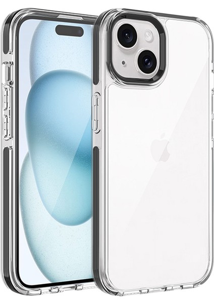 iPhone 15 Telefon Kılıfı Darbeye Dayanıklı Pc + Tpu Arka Kapak (Yurt Dışından)