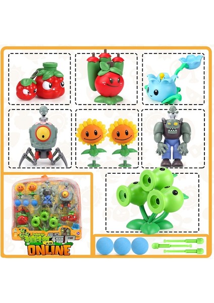 Plants Vs Zombies Oyuncak Figürleri Komple Hediye Seti (Yurt Dışından)