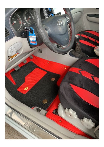 Hyundai Accent 2006-2012 Arası Araca Özel 8d Çift Katmanlı Havuzlu Paspas Takımı