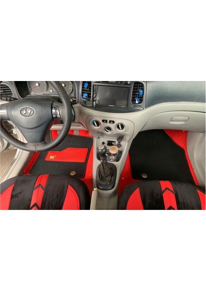 Hyundai Accent 2006-2012 Arası Araca Özel 8d Çift Katmanlı Havuzlu Paspas Takımı fırsatları