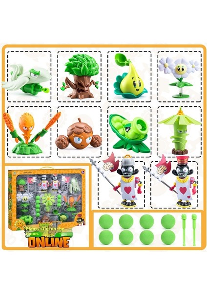 Plants Vs Zombies Oyuncak Figürleri Komple Hediye Seti (Yurt Dışından)