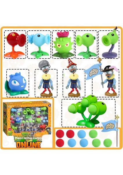 Plants Vs Zombies Oyuncak Figürleri Komple Hediye Seti (Yurt Dışından)
