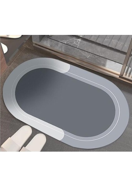 Oval Süper Emıcı Banyo Paspası