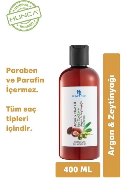 CARE Argan & Zeytinyağlı Saç Kremi 400 ml
