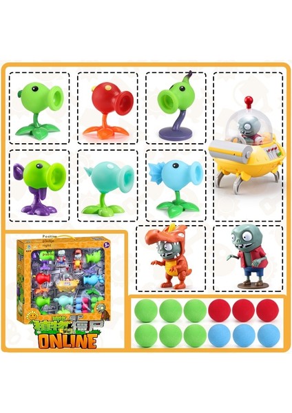 Plants Vs Zombies Oyuncak Figürleri Komple Hediye Seti (Yurt Dışından)