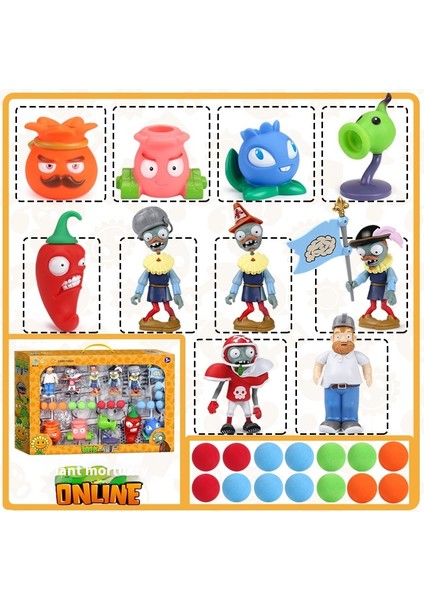 Plants Vs Zombies Oyuncak Figürleri Komple Hediye Seti (Yurt Dışından)