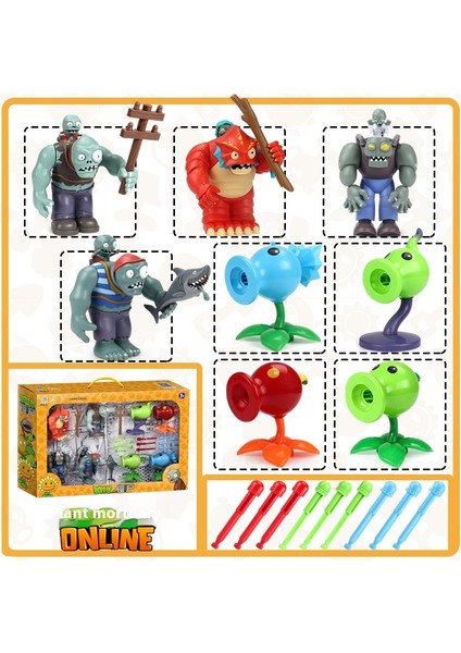 Plants Vs Zombies Oyuncak Figürleri Komple Hediye Seti (Yurt Dışından)