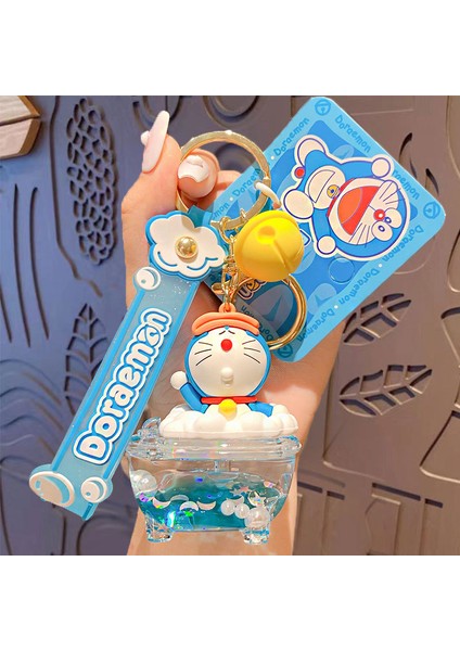 Karikatür Doraemon Anahtarlık Kolye Sevimli Jingle Kedi Bebek Araba Anahtarlık (Yurt Dışından)