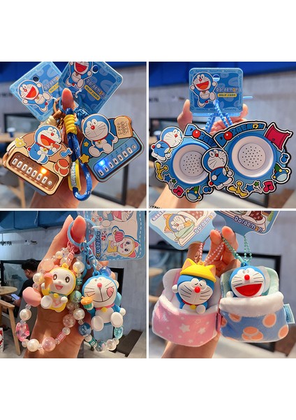 Karikatür Doraemon Anahtarlık Kolye Sevimli Jingle Kedi Bebek Araba Anahtarlık (Yurt Dışından)