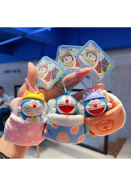 Karikatür Doraemon Anahtarlık Kolye Sevimli Jingle Kedi Bebek Araba Anahtarlık (Yurt Dışından)