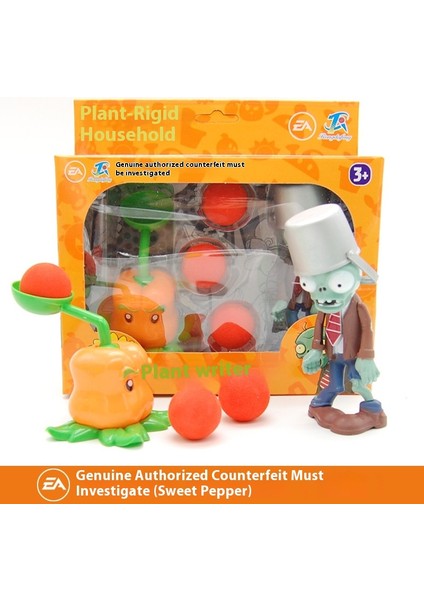 Plants Vs Zombies Oyuncakları Komple Hediye Seti Çıkarılabilir Model (Yurt Dışından)