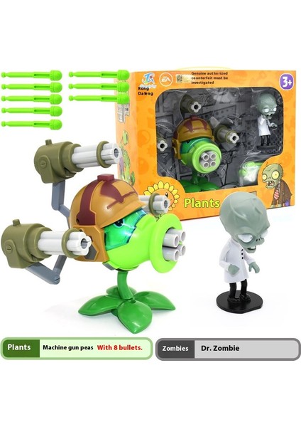 Plants Vs Zombies Oyuncakları Komple Hediye Seti Çıkarılabilir Model (Yurt Dışından)