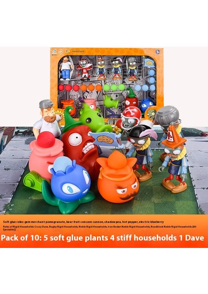 Plants Vs Zombies Oyuncakları Komple Anime Model Seti (Yurt Dışından)