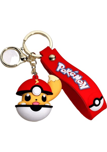Oyun Pokemon Aksiyon Figürü Pikachu Charmander Snorlax Squirtle Anime Pokemon Moda Anahtarlık Çanta Anahtarlık Kolye Doğum Günü Hediyelerirenk:4 (Yurt Dışından)