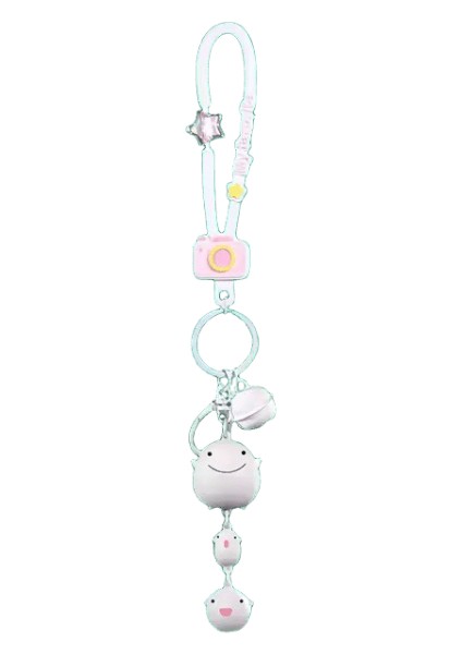 Japon Anime Figürü Çocuk ve Balıkçıl Sevimli Warawara Anahtarlık Dolgu Oyuncaklar Çocuklar Doğum Günü Yaratıcı Sevgililer Günü Hediyeleri Renk:pembe (Yurt Dışından)