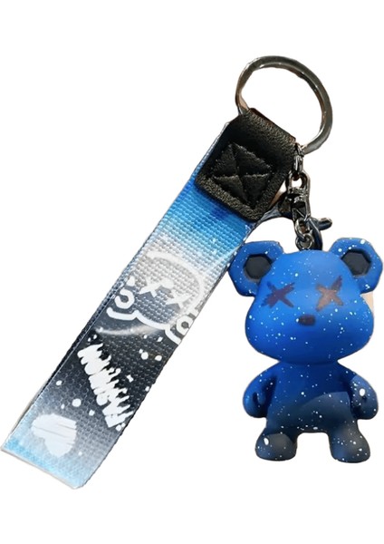 Askılı Sevimli Ayı Anahtarlık En Iyi Araba Anahtarı Anahtarlık Hayvan Çantası Sırt Çantası Anahtarlık Charm Kolye Aksesuar Arkadaş Hediye (Yurt Dışından)