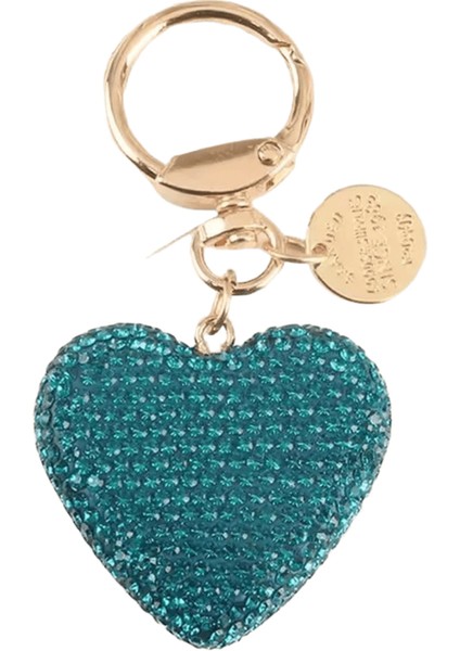 Bling Rhinestone Kalp Şekli Anahtarlıklar, Kristal Çanta Süsleri, Kadınlar Araba Anahtarlığı, Kızlar Hatıra, Doğum Günü, Sevgililer Günü Hediyesi (Yurt Dışından)