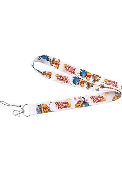 YQ210 Winnie The Pooh Ipi Karikatür Ayı Kaplan Boyun Askıları Anahtarlar Telefon Ipi Kimlik Rozeti Tutucu Anahtarlık Asmak Halat Lariat Hediyelerrenk: 4 (Yurt Dışından)