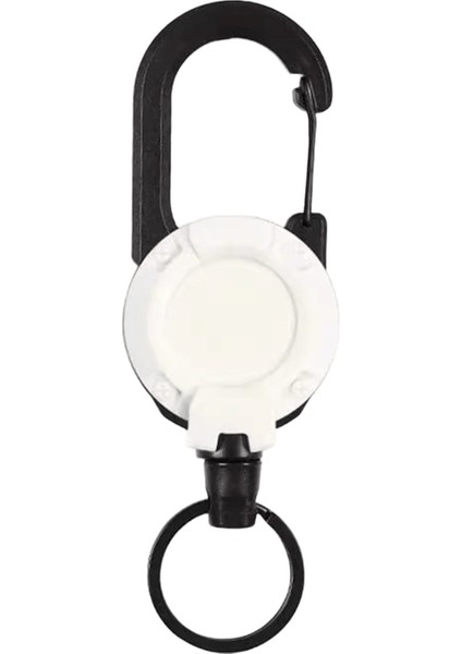 1 Adet Hırsızlığa Karşı Metal Çekmesi Kolay Toka Halat Elastik Anahtarlık Sportif Geri Çekilebilir Anahtarlık Kayıp Karşıtı Yoyo Kayak Kartı Kimlik Kartı (Yurt Dışından)