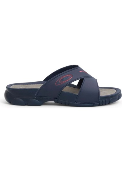 2133-3200 Tam Anatomik Unisex Günlük,ofis,spor,havuz.deniz ve Tüm Islak Zeminler Için Uyumlu Terlik - NKT02133-LACIVERT-44