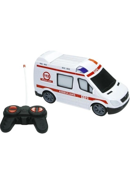 Oyuncak Uz.kumandalı Araba Ful Fonksiyon Sprinter Ambulans, Polis, Itfaiye Jandarma Araçları 20CM